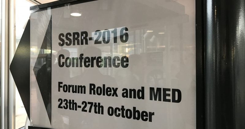 国際シンポジウムSSRR2016で登壇発表